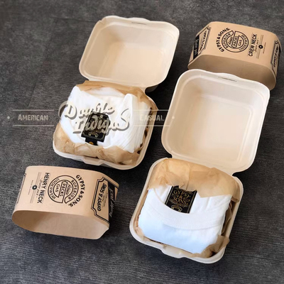 圆领白灰混搭天竺棉短袖T恤Tee