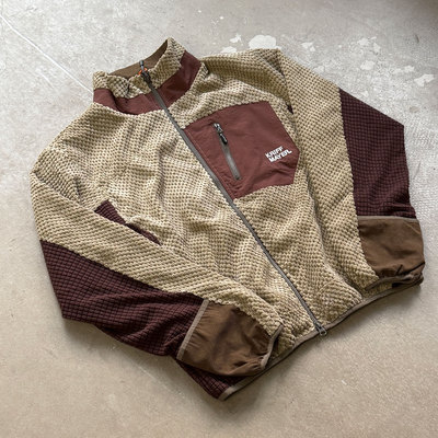 Kriff Mayer 复古户外机能大颗粒爆米花摇粒绒多袋设计通勤夹克