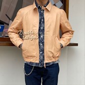 特价 Tenjin Works日本天神Clayty 植鞣牛犊皮复古通勤机车皮夹克