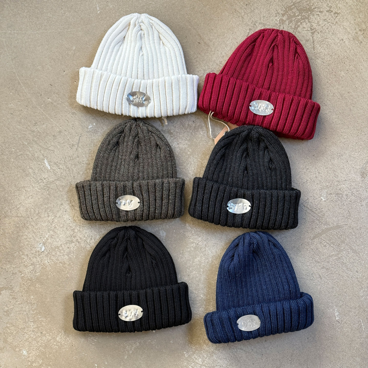 Fleurs De Bagne法国花囚犯 复古羊毛毛线水员船员冷帽毛线帽