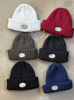 Fleurs De Bagne法国花囚犯 复古羊毛毛线水员船员冷帽毛线帽