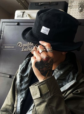 MIGHTY SHINE 通勤情侣款 日本制可弯折帽沿复古开叉渔夫帽