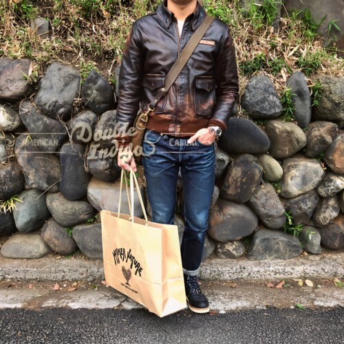 Eastman Leather 主理人手工上色做旧复古大逃亡A2马皮皮衣夹克