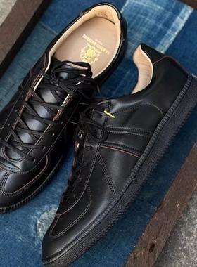 Brother Bridge 店铺特殊限定 日本制茶芯马皮复古德国训练休闲鞋