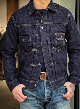 MOMOTARO 日本桃太郎铜丹14.7oz粉色赤耳 Type II二代牛仔夹克