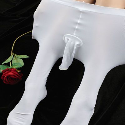 性感包芯丝天鹅绒包蛋黑丝连裤袜