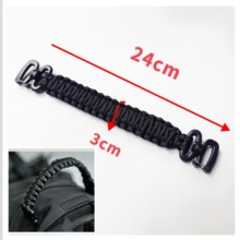 加宽加厚战术包提拉手拎带diy户外背包替换带编织伞绳可定制长度