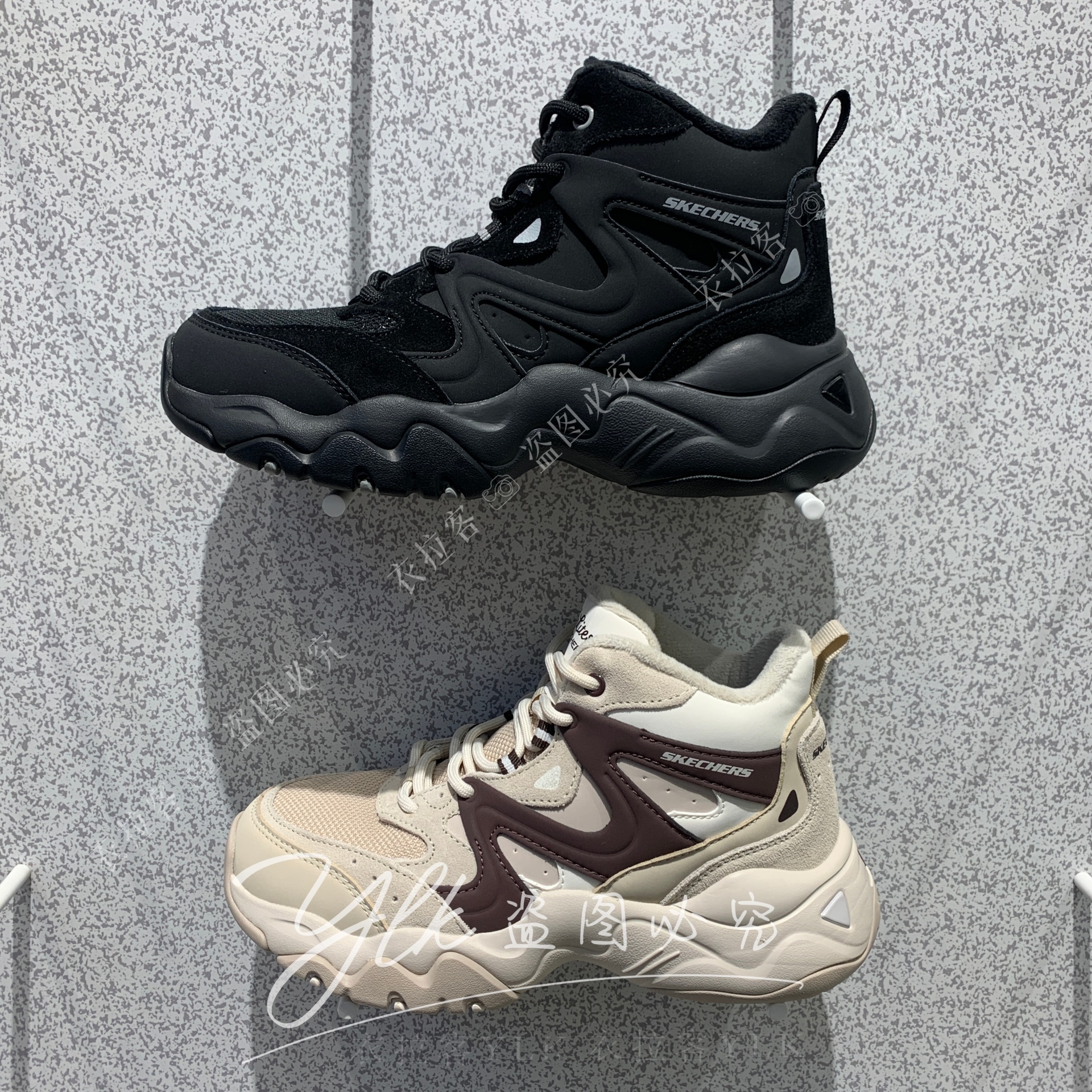 斯凯奇女士缓震轻质老爹鞋