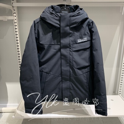 斯凯奇男士防水抗菌保暖羽绒外套