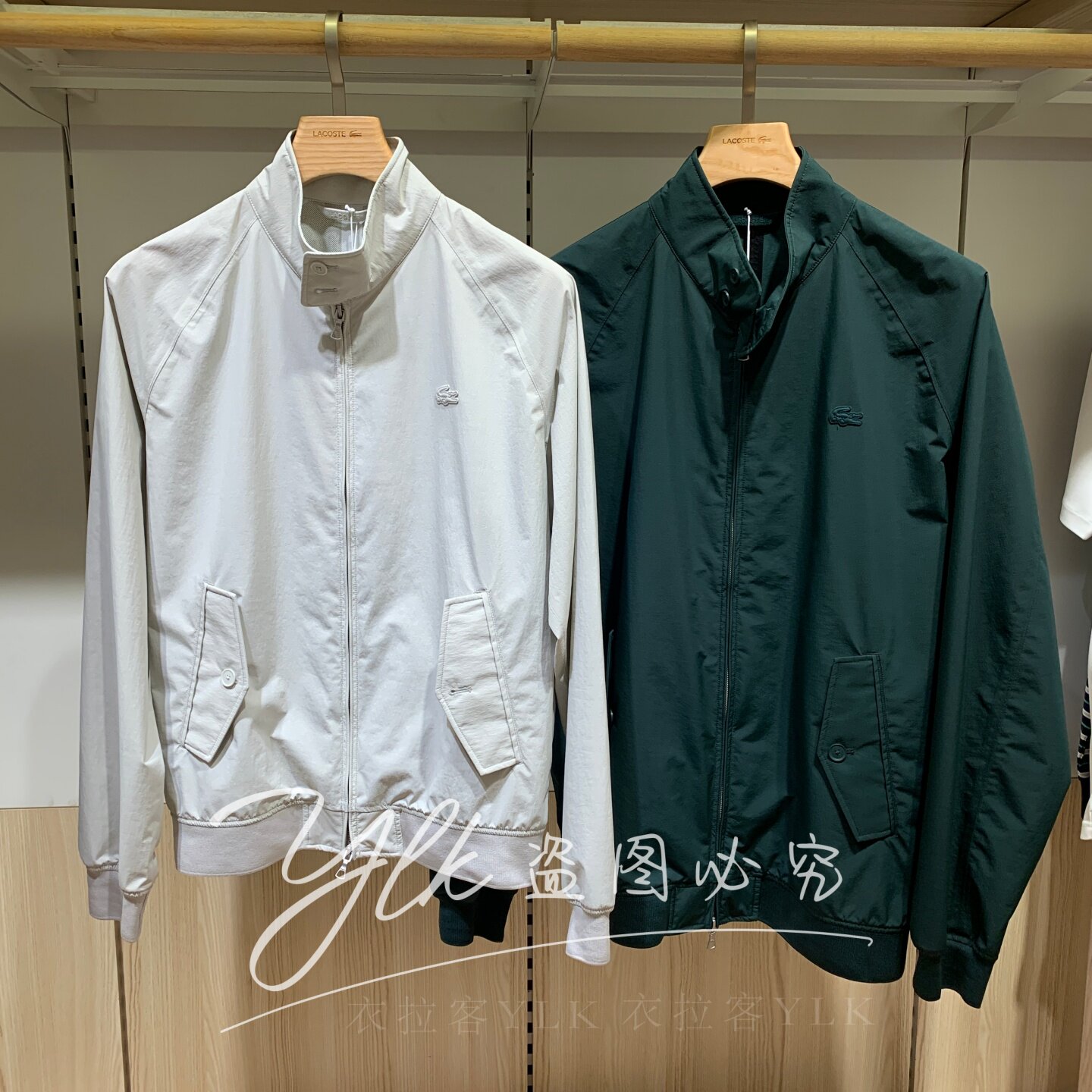 LACOSTE男士春季立领休闲夹克图片