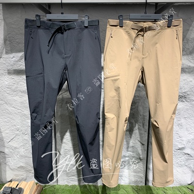 安踏冠军春男士拒水科技运动长裤