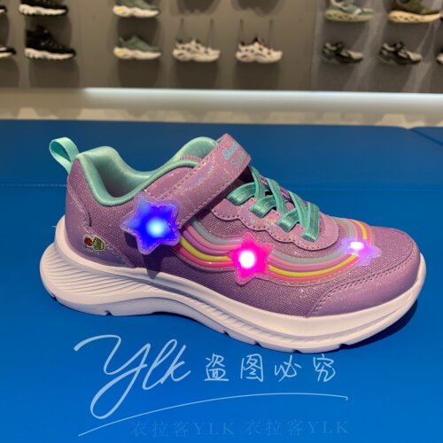 斯凯奇2026女童闪灯运动鞋可爱