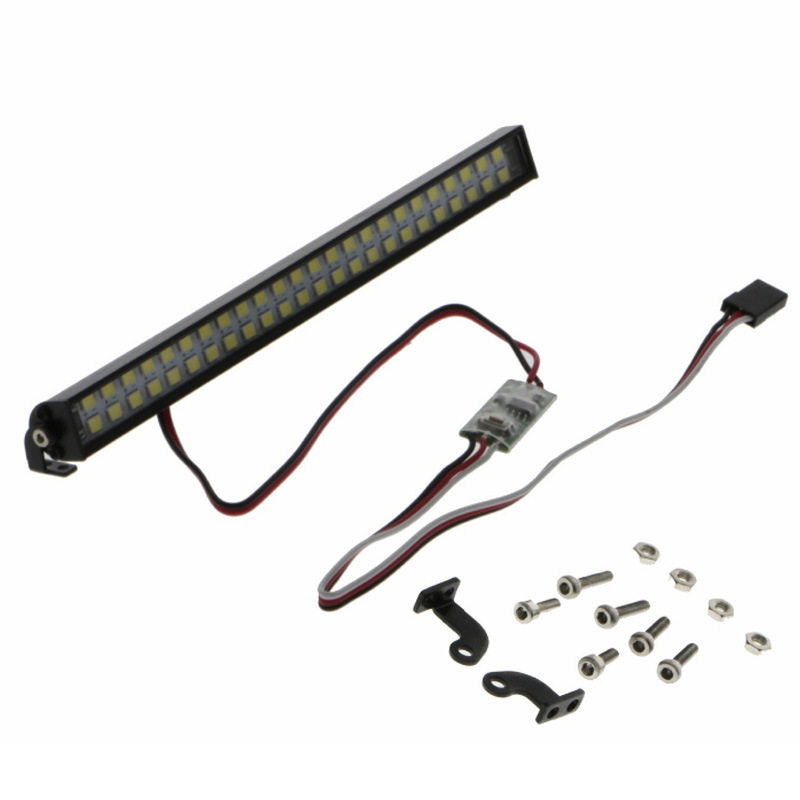 仿真攀爬车灯 模型车车顶灯 48个LED双排灯 TRX4 SCX10 90046 D90