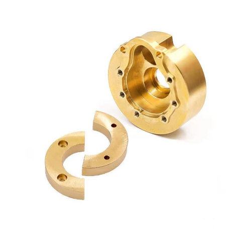1/10攀爬车黄铜齿轮盖配重 Traxxas TRX4 TRX6 8251升级件127g
