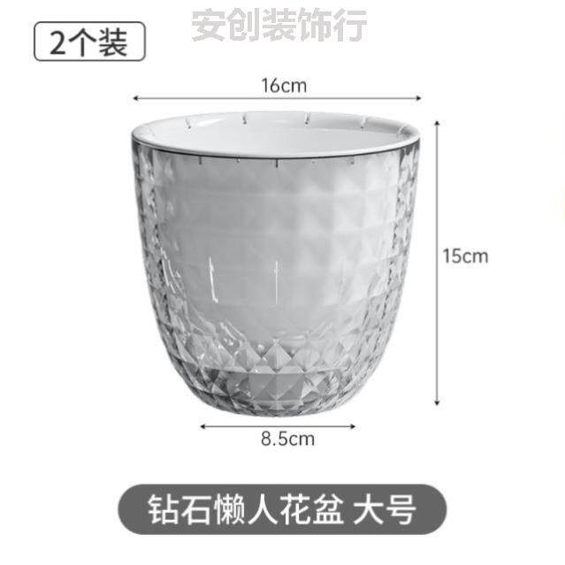 自动吸水培花盆专用塑料浇水透明萝月养花蝴蝶兰储水器皿的培植新