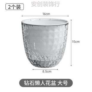 自动吸水培花盆专用塑料浇水透明萝月养花蝴蝶兰储水器皿的培植新