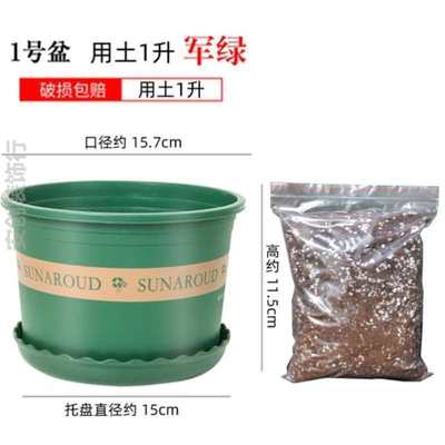 盆营养多肉土客厅通用型花加仑塑料%专用送花盆花盆阳台月季花盆