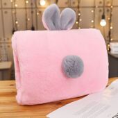 卡通动物暖手抱枕插手捂毛绒玩具娃娃女生捂手枕冬季 睡觉冬天仓鼠