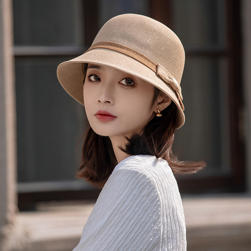 遮阳防晒帽子女春秋渔夫太阳帽图片