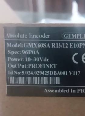 GEMPLE绝对值编码器GMX60SA R13/12 E10PNB全新原装正品