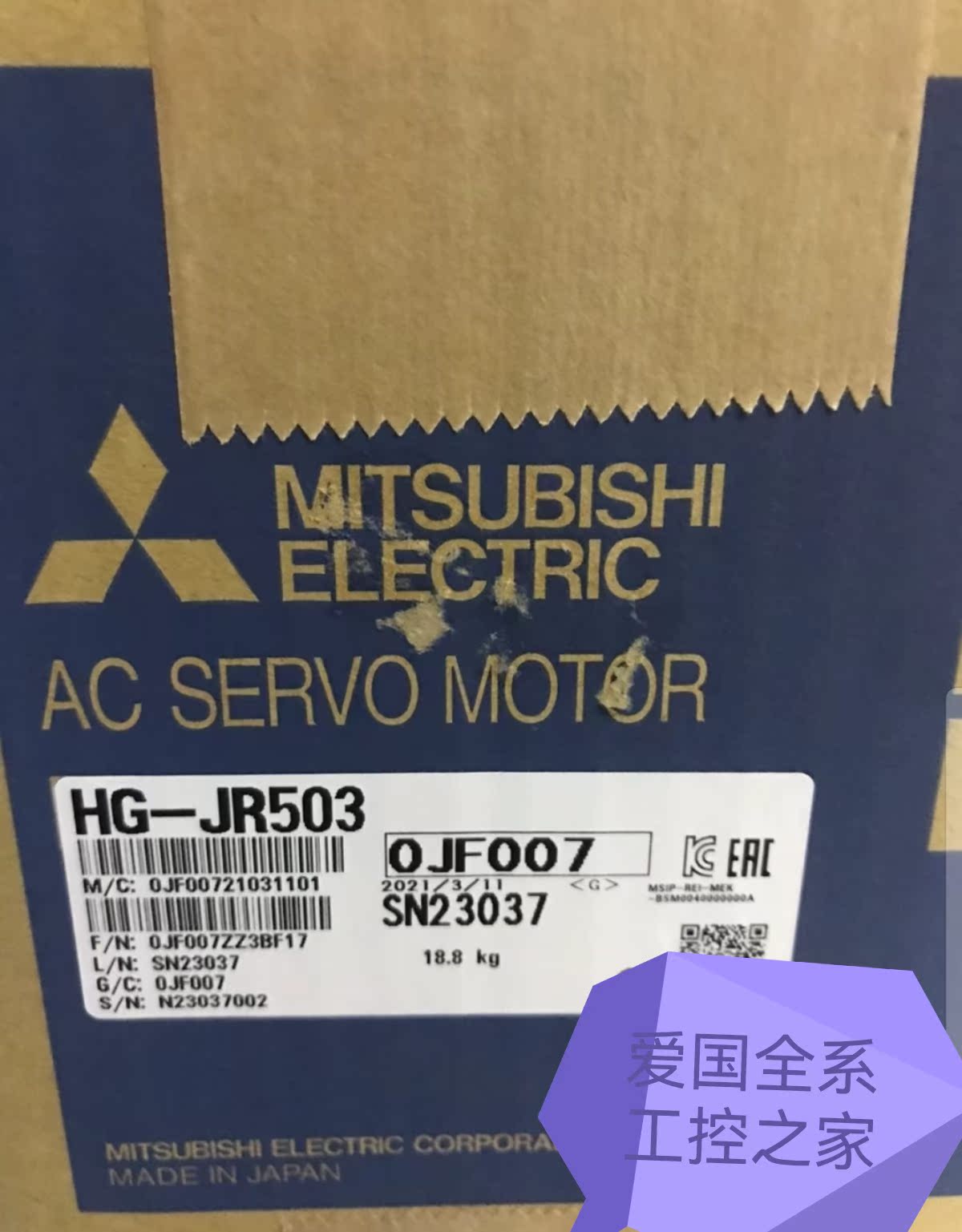 三菱伺服电机HC-SFS102 HC-SFS102K HC-SFS102B HC-SFS102BK