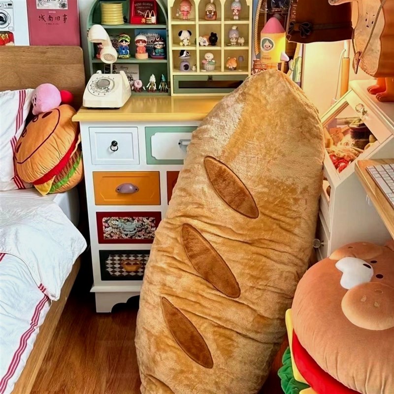 抱枕靠枕午睡枕靠垫夹腿睡w觉趴睡午休长条午睡枕头床上可爱宿舍