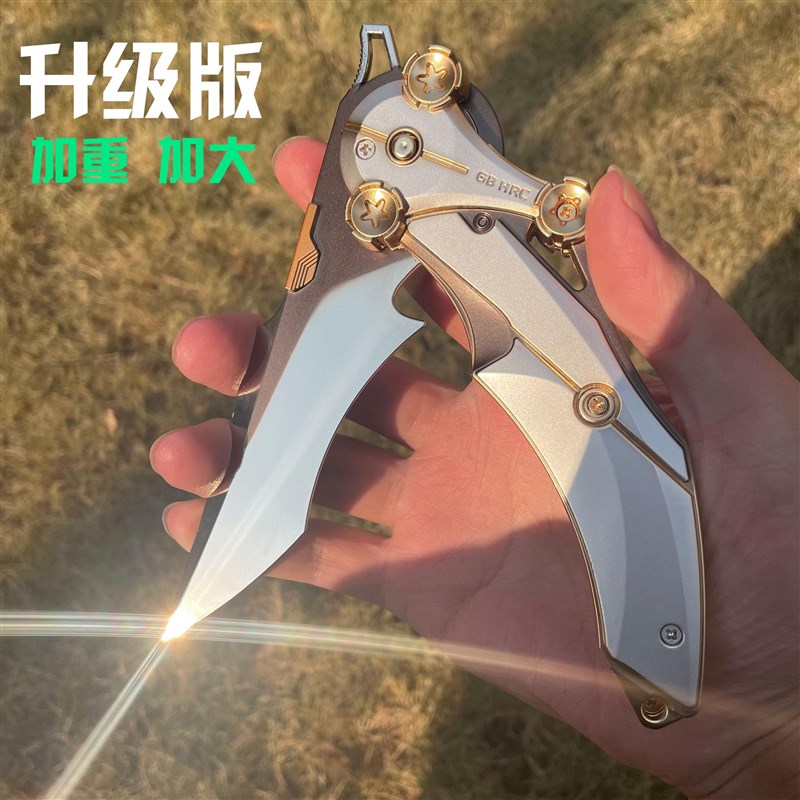 三角洲行动周边近战武器金属爪子D刀怜悯折叠刀金属玩具模型摆件