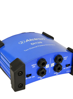 Alctron/爱克创 DI120两路无源DI盒 阻抗变换器 DI BOX舞台效果器