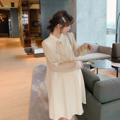 连衣裙春秋款 小个子孕妇装 轻奢高级感职业装 2026新款 春季 孕妇夏装