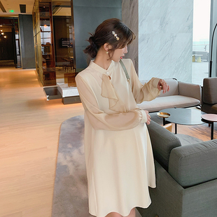 连衣裙春秋款 小个子孕妇装 轻奢高级感职业装 2025新款 秋季 孕妇夏装