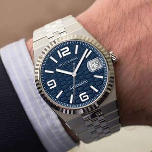 奢华高档冰川蓝男士手表自动机械夜光日志狗牙圈陆使型大牌男表