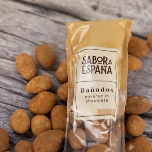 旺购上品西班牙代购SABOR ESPANA 杏仁白巧肉桂 90克呵呵巧克力