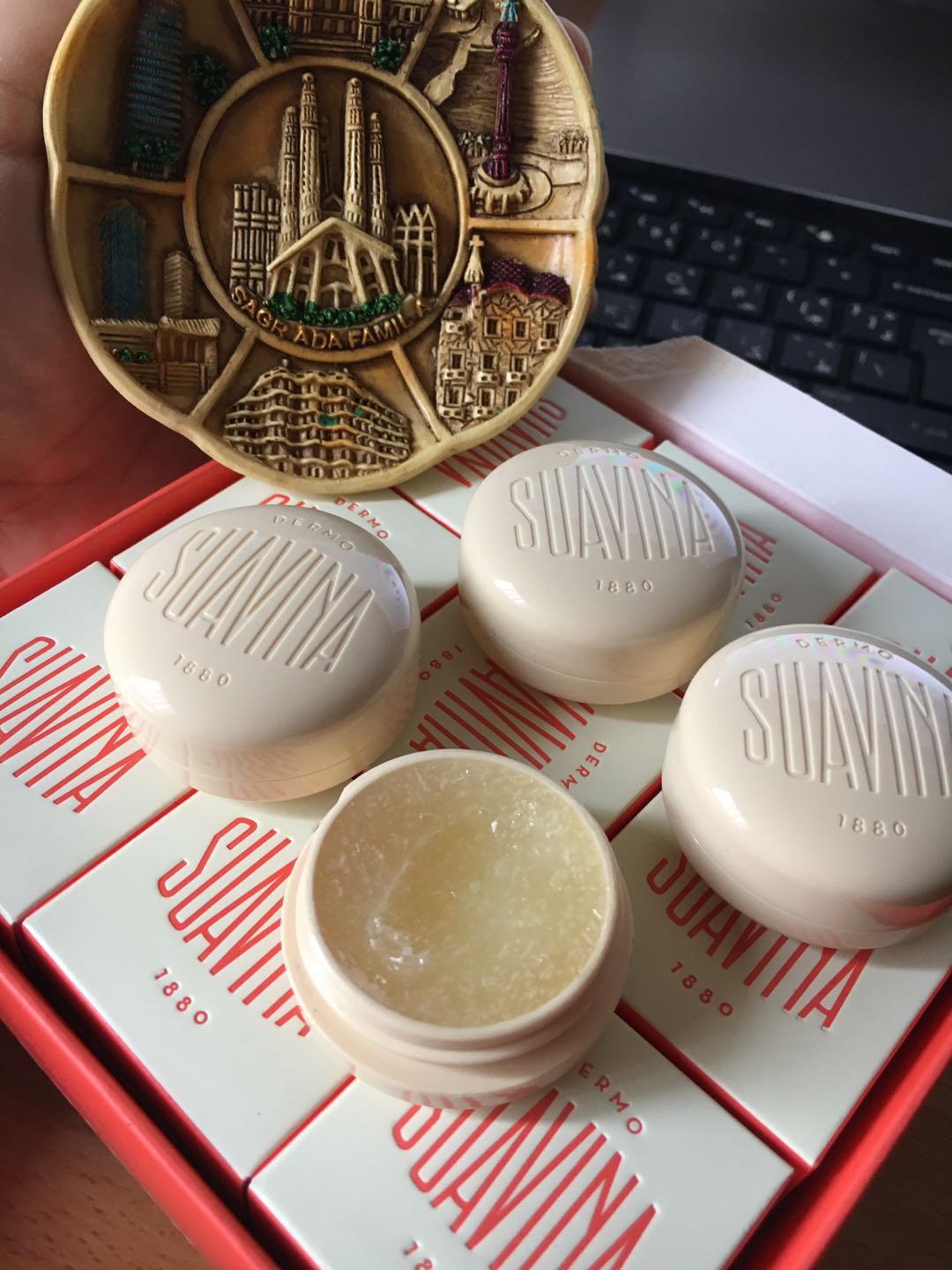 旺购上品suavina 西班牙百年世家马卡龙润唇膏