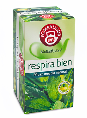 旺购上品 西班牙代购 Pompadou respira bien 助呼吸茶 20 包