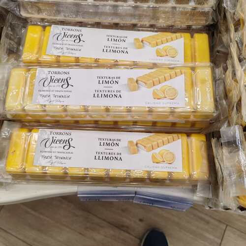 旺购上品 西班牙代购VICENS  TURRON LIMON进口柠檬味巧克力 袋装
