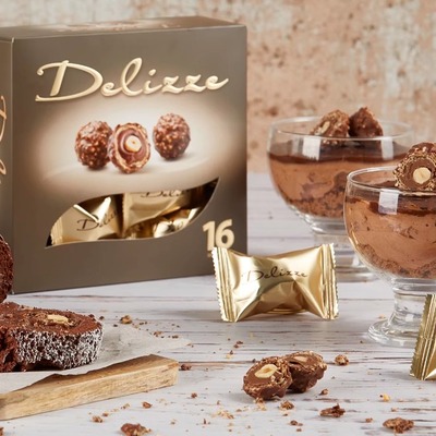 旺购上品 西班牙代购 Delizze Hacendado 榛子巧克力球16颗