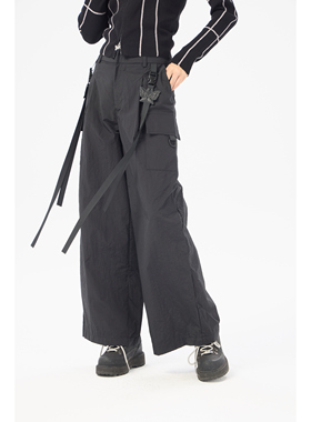 AIMEEWQ   新款25小怪兽户外梭织面料蝴蝶梭织工装裤  AMS0706