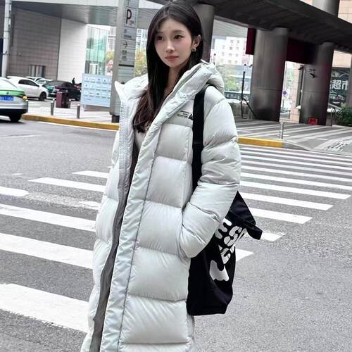 小怪兽95鸭绒保暖长款羽绒服
