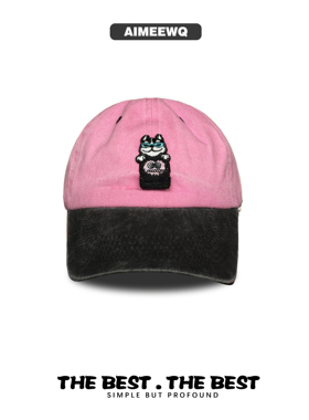 AIMEEWQ  25小怪兽纯棉四季可戴机车小狗帽子  ZB0153