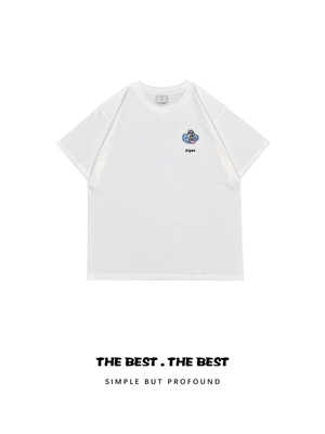 宽松净版休闲短袖印花百搭短袖