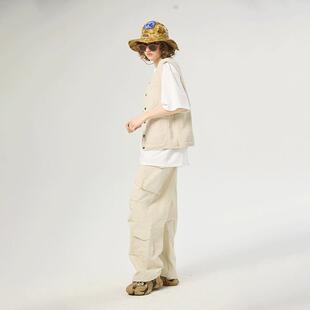 AM0221 春秋出游通勤小怪兽口袋马甲 AIMEEWQ 25新款