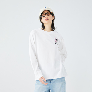 潮牌 AIMEEWQ 小众设计高级感2024新款 美式 6620 原创T恤春秋款