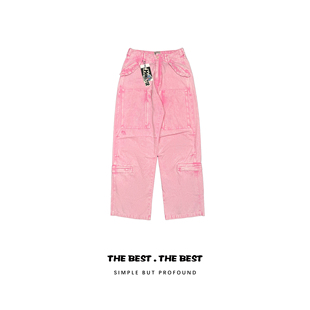 粉色小怪兽口袋长裤 小怪兽线下专柜同款 CM0015 25新款 AIMEEWQ