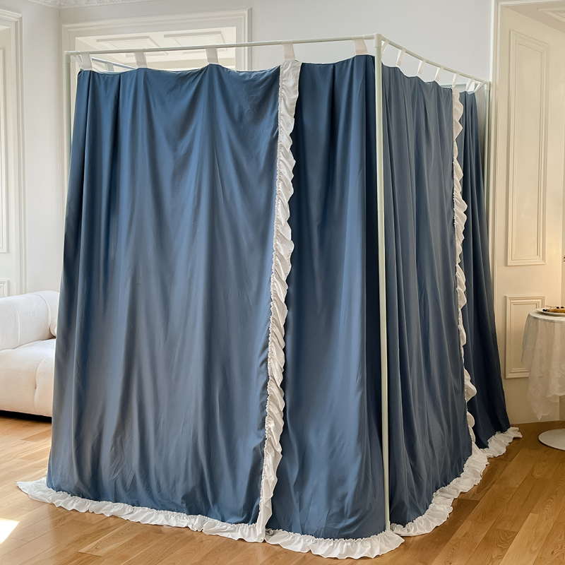 导轨双层床不锈钢加密蚊帐通用