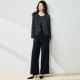 通勤百搭宽松垂感直筒显高长腿西装 瘦腿裤 女25133 子女 裤
