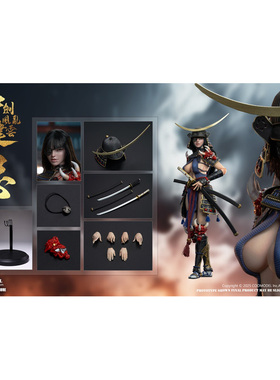 预售定金COOMODEL 1/6 剑乱风云 伊达政宗武姬版 SW001 可动人偶