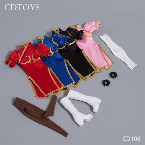 CDTOYS1/6春丽cos服装CD106