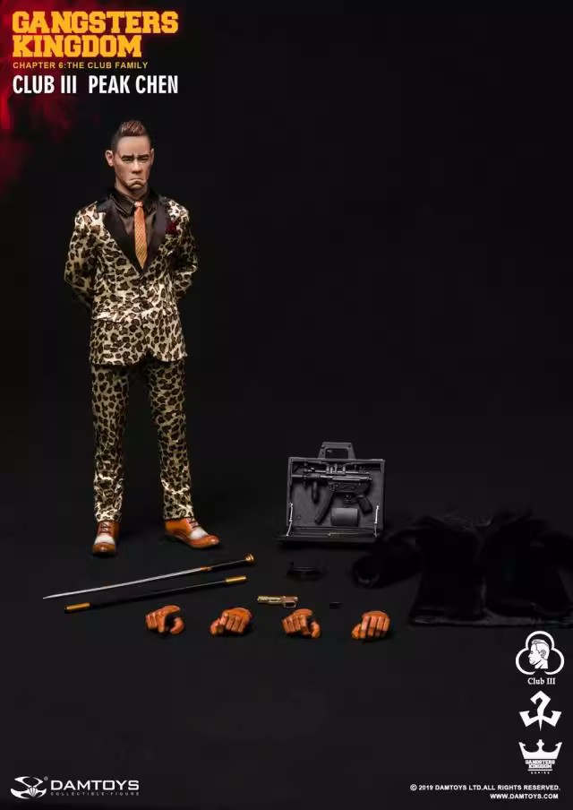 DAMTOYS GK018 1/6 黑帮王国 草花3 PeakChen陈山峰大山 老货处理