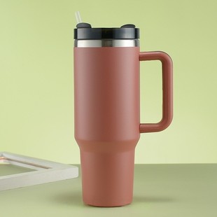 大容量40oz冰霸杯304不锈钢保温杯大容量手提吸管杯车载汽车杯