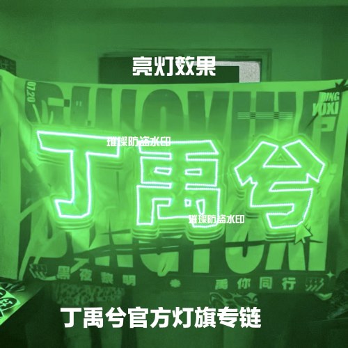 丁禹兮应援灯旗官方指定链接明星音乐节演唱会灯牌大旗等限时活动